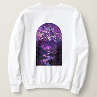Moletom Camisola Stained Glass Mountain