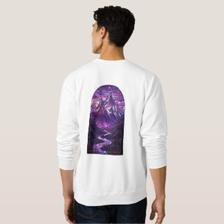 Moletom Camisola Stained Glass Mountain