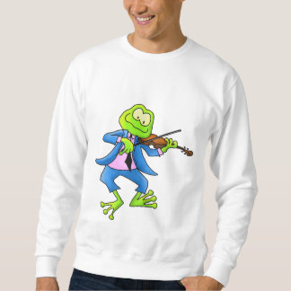 Moletom Camisola unisex do sapo do violinista