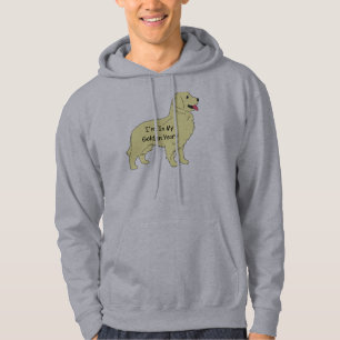 Moletom Camisola unisex encapuçado do golden retriever