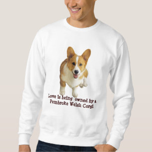 Moletom Camisola unisex feliz do Corgi de Galês do