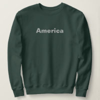 Camisola verde-feminina americana