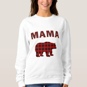 Moletom Camisola vermelha e Xadrez de búfalos pretos