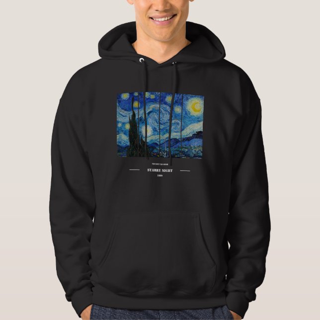 Moletom Camisola Vincent Van Gogh Noite Estrelada (Frente)