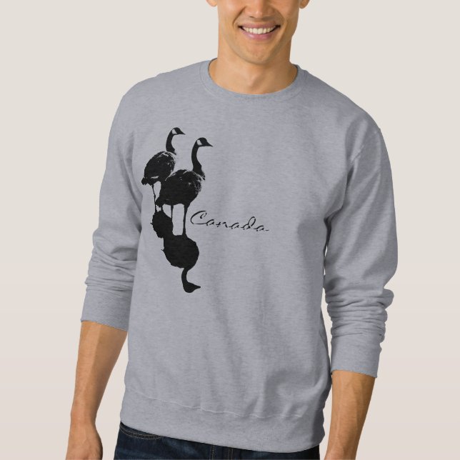 Moletom Camisolas do canadense da camisola dos gansos de (Frente)