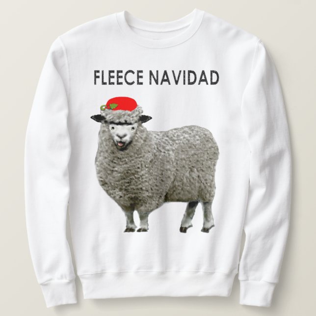 Moletom Camisolas feias do Natal (Frente do Design)