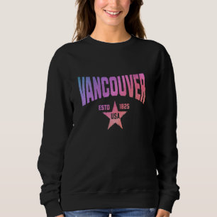 Moletom Camo Souvenir EUA Star Vancouver Washington