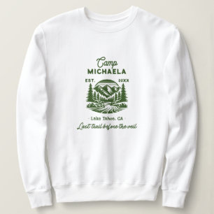 Moletom Camp Bachelorette Última Trilha Antes Do Véu