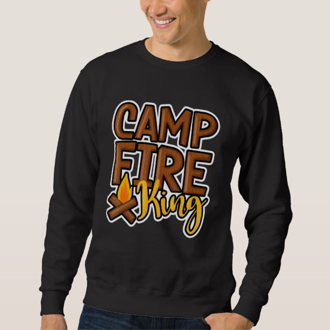 Moletom Camp Ground Bonfire Men Boys (Frente)