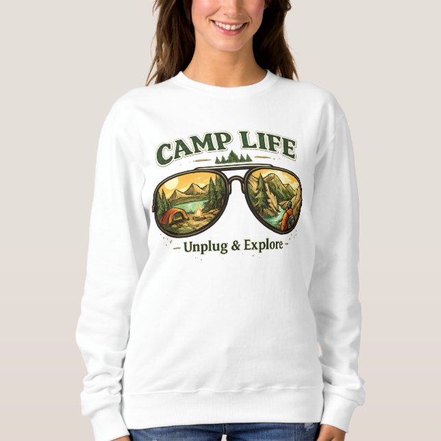 Moletom Camp Life Feels Right – Everyday Sweatshirt USA (Frente)
