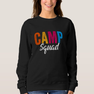 Moletom Camp Squad Family Camping Para Mulheres Homens Que