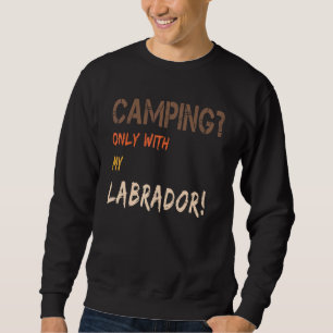 Moletom Campanha Com Cão Tent Caravan Retro Apenas Com Mão