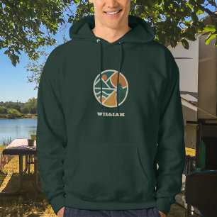 Moletom Campanha de Aventura de Montanha Verde
