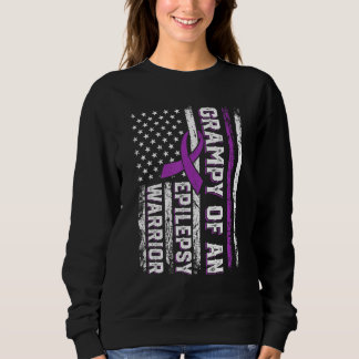 Moletom Campanha de um Suporte a Friso Roxo Epilepsia do G