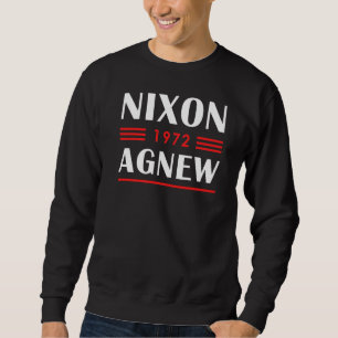 Moletom Campanha Eleitoral de Richard Nixon Agnew Nixon 19