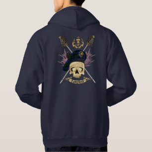 Moletom Campbell Skull e Espadas Cruzadas