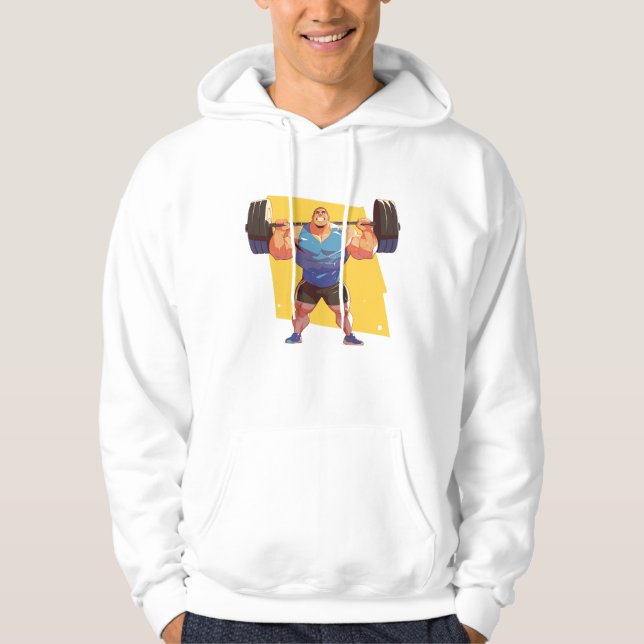 Moletom Campeão do Elevador de Energia - Hoodie de Formaçã (Frente)