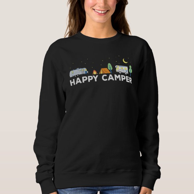 Moletom Camper Camping Motorhome Trailer Caravan (Frente)