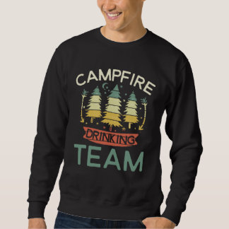 Moletom Campfire Drinking Team  RV Camping  Men Camp Beer