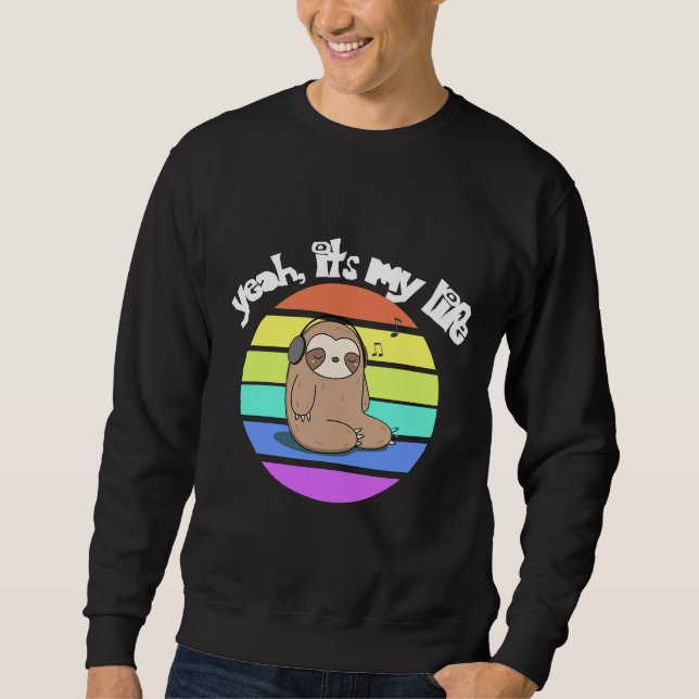 Moletom Campfire Sloth Design (Frente)