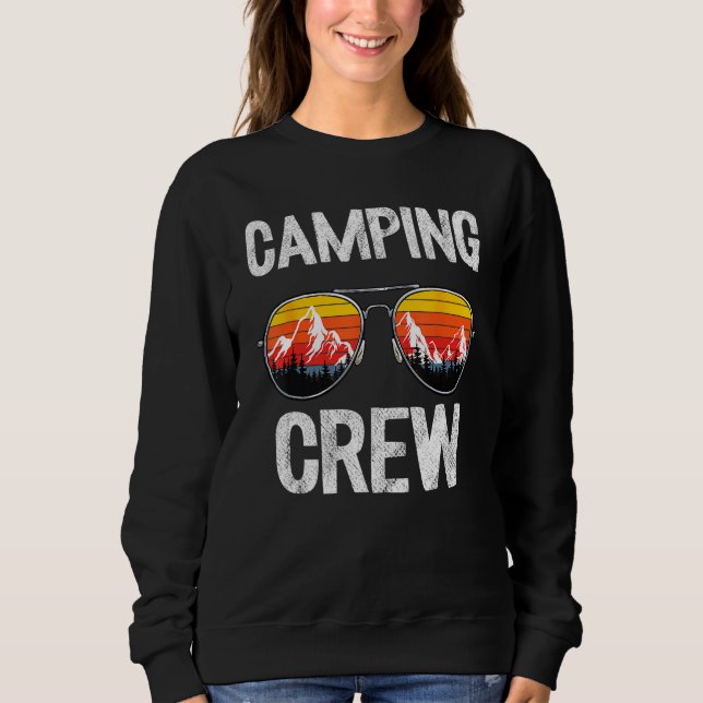 Moletom Camping Crew Cousin Camp Matching Family Vacation  (Frente)