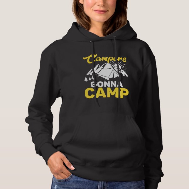 Moletom Camping Lover Funny Campers Gonna Camp Family Camp (Frente)