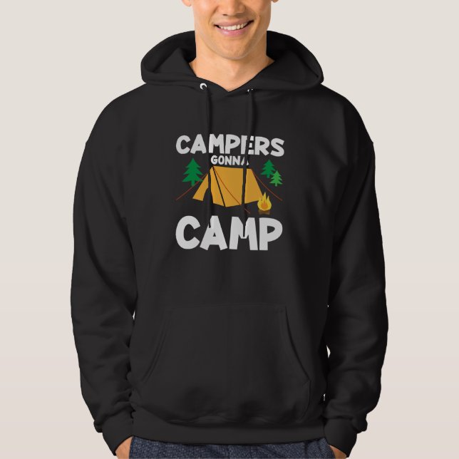 Moletom Camping Lover Funny Campers Gonna Camp Family Camp (Frente)