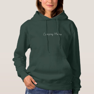 Moletom Camping Mama Modern com Tipografia Elegante