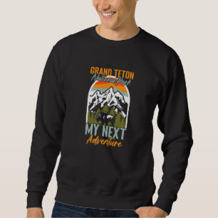 Moletom Camping Mountain Bison Grand Teton Nationa