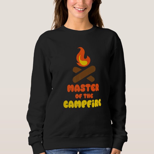 Moletom Camping Outdoor Designs Master Of The Campfire (Frente)