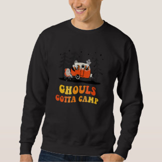 Moletom Camping RV Ghouls Gotta Camp Ghost Halloween Campe