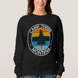 Moletom Campo Três Montana MT USA City Pride Retro Sunset
