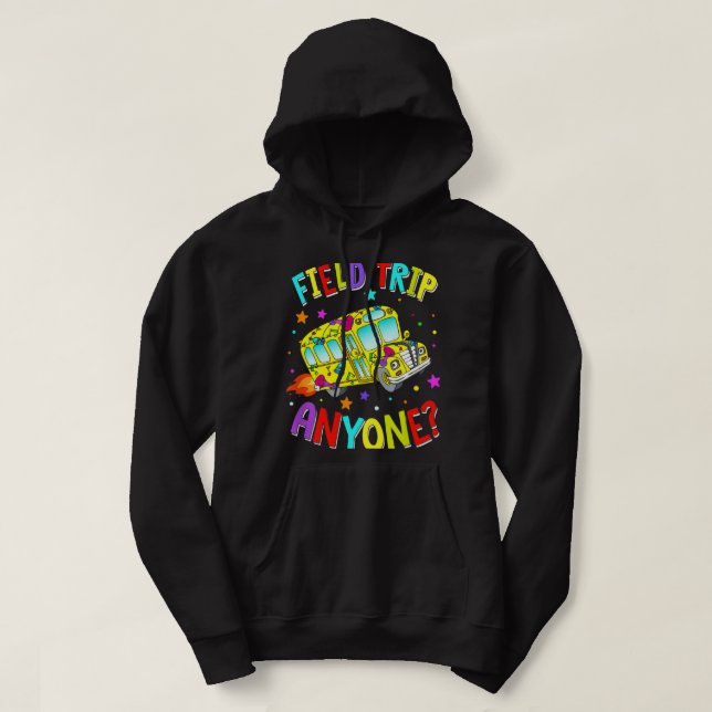 Moletom Campo Trip Anyone Teacher Field Day Magic School B (Frente do Design)