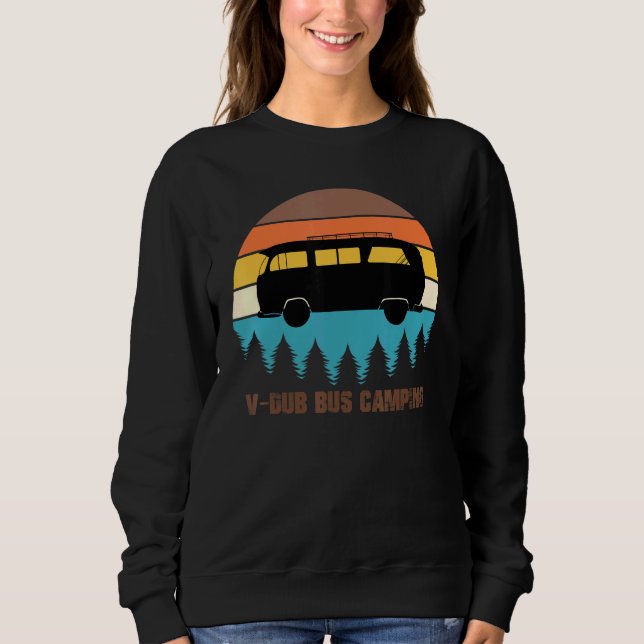 Moletom Campo V-Dub Bus Sunset Retro (Frente)