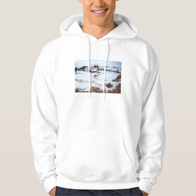 Moletom Campos De Inverno Hoodie (Frente)