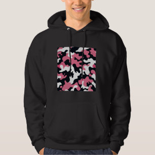 Moletom Camuflagem Branca Cor-de-rosa, cor-de-rosa, Art Bo