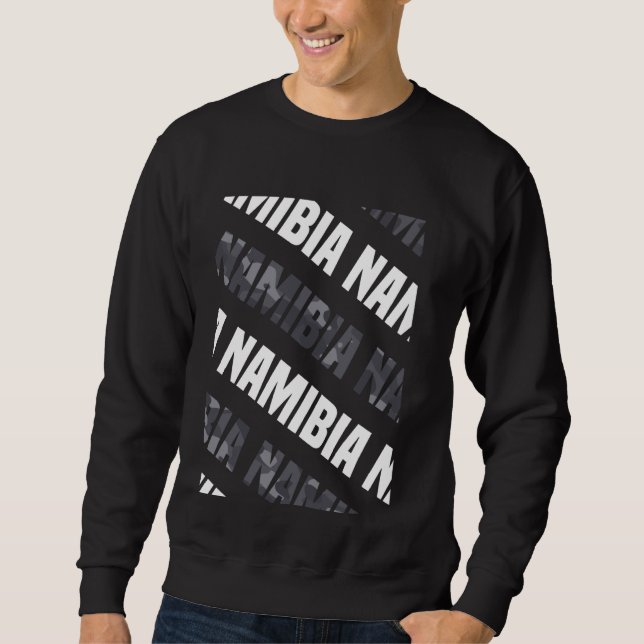 Moletom Camuflagem de Cinzas da Namíbia Camo (Frente)