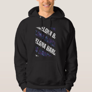 Moletom Camuflagem de Púrpura de Barcelona Camo