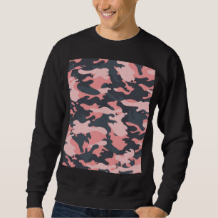 Moletom Camuflagem rosa: Padrão clássico de vinheta