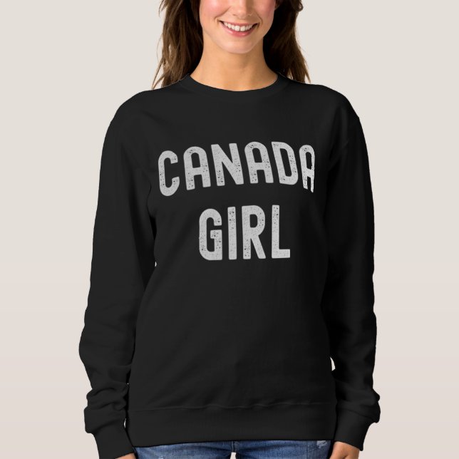 Moletom Canada   Canada Girl (Frente)