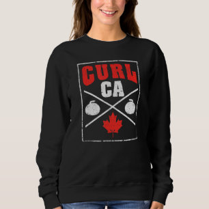 Moletom Canada Curling Team Canadian Curler Player Winter
