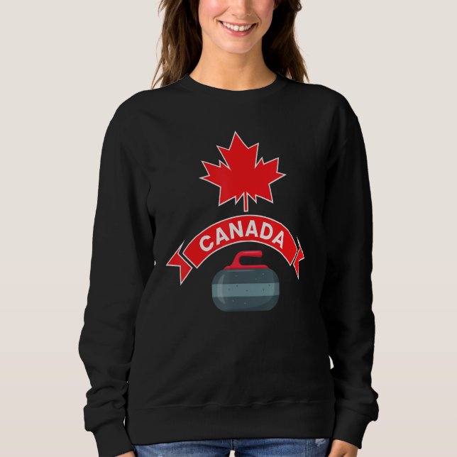 Moletom Canadá Equipe canadense Curva White Winter Spor (Frente)