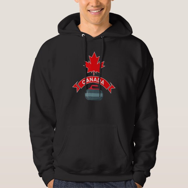Moletom Canadá Equipe canadense Curva White Winter Spor (Frente)