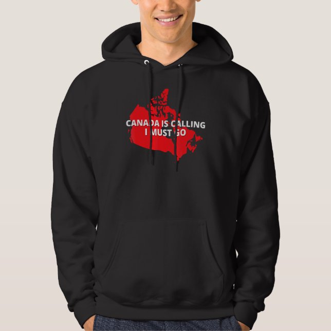 Moletom Canadá está ligando e eu devo ir para a família Ma (Frente)