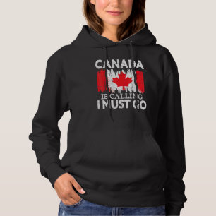 Moletom Canadá Está Ligando Para Que Eu Vá Para O Canadá M