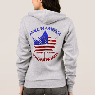 Moletom Canadá EUA Hoodie Personalizou Jaqueta do Canadá