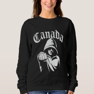 Moletom Canadá Gift Flag Varsity Canadian Toronto Retro Vi