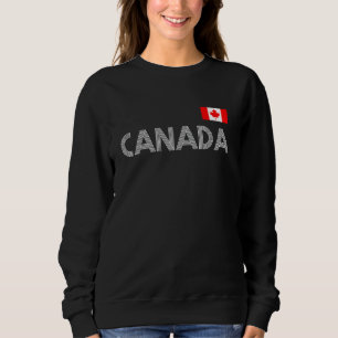 Moletom Canadá Gift Flag Varsity Canadian Toronto Retro Vi