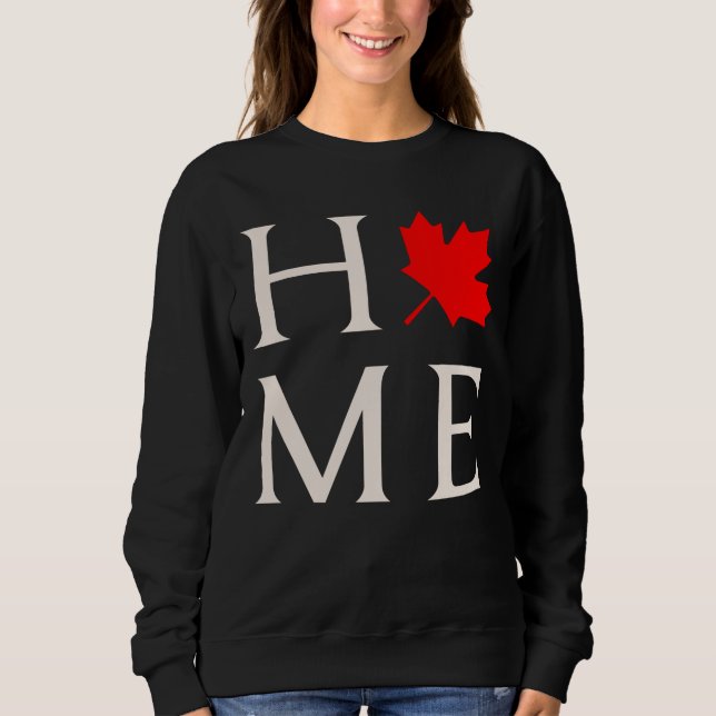 Moletom canada home maple leaf canadian (Frente)