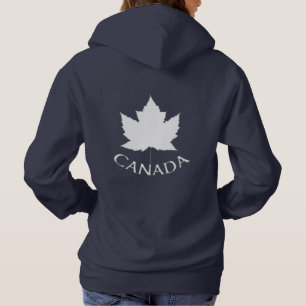 Moletom Canadá Hoodie Canada Mapeia Jaskets Hoodie Folha